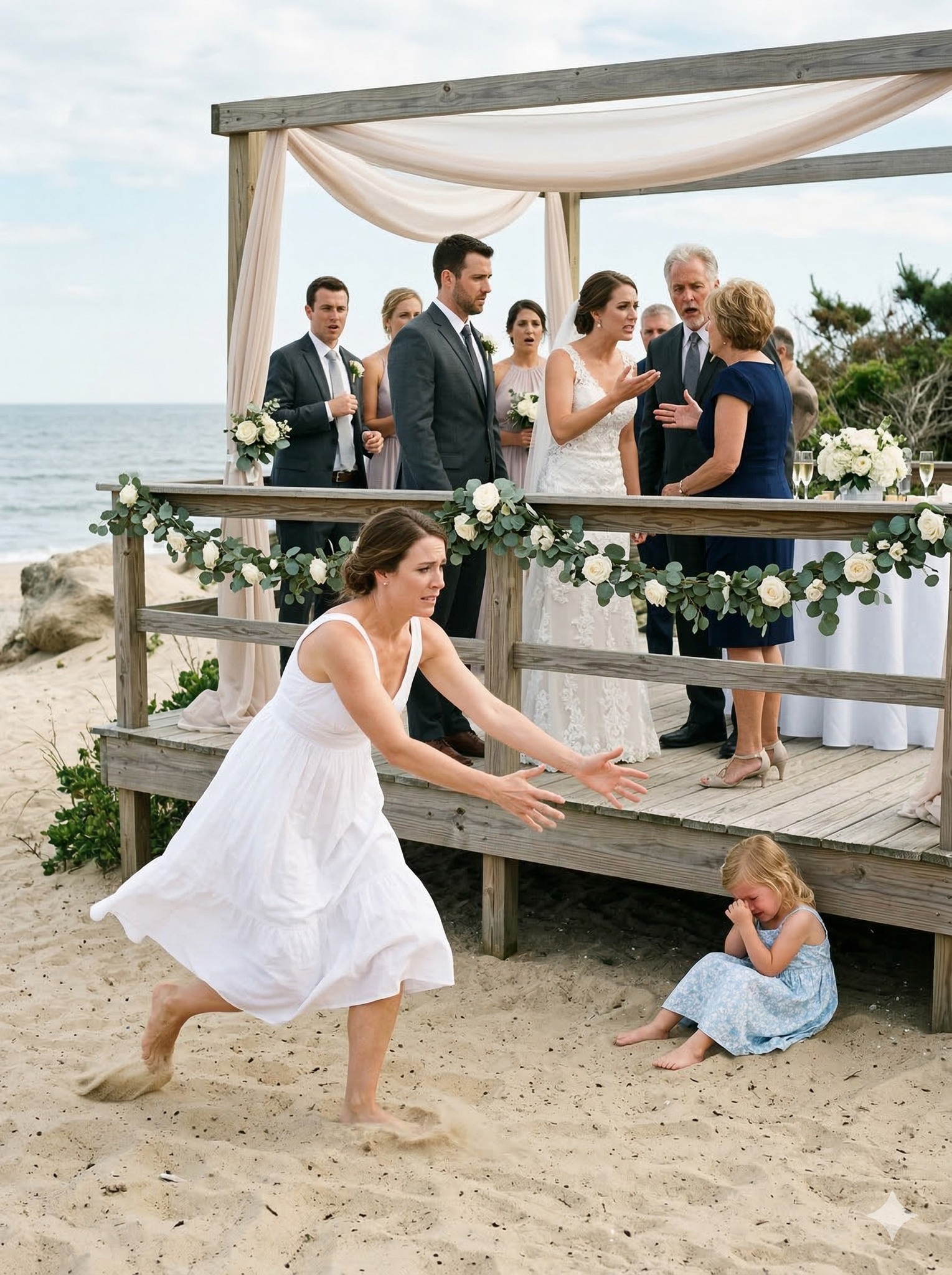 I Never Told My Parents I Paid The $2 Million Bill For My Sister’s Wedding On My Private Island — But When My Daughter Accidentally Stepped On Her Dress And My Sister Lashed Out, I Carried My Child Away… And What Happened Next Left The Entire Wedding Speechless