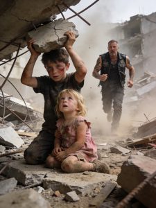 “I’m Coming, Don’t Stop Talking” – A 7-Year-Old Boy Dug Into Earthquake Rubble to Save a 5-Year-Old Girl — She Was the Daughter of a Motorcycle Club President