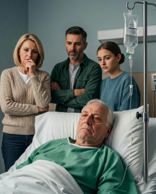 When our children returned to the hospital the next morning—pretending to be attentive, pretending to care—my bed was empty. The nurse simply said: