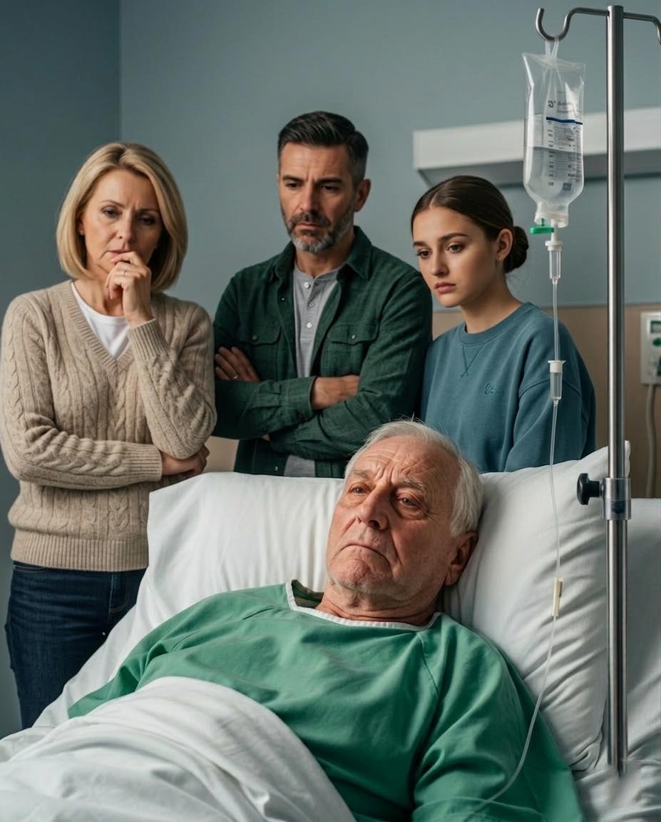 When our children returned to the hospital the next morning—pretending to be attentive, pretending to care—my bed was empty. The nurse simply said: