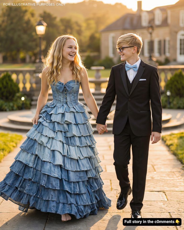 My Stepmom Refused to Buy Me a Prom Dress—My Brother Sewed One from Our Late Mom’s Jeans, and What Happened Next Left Her Speechless