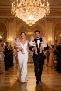 He married a model; and she returned as the wife of a billionaire, carrying his triplets – minhtrang