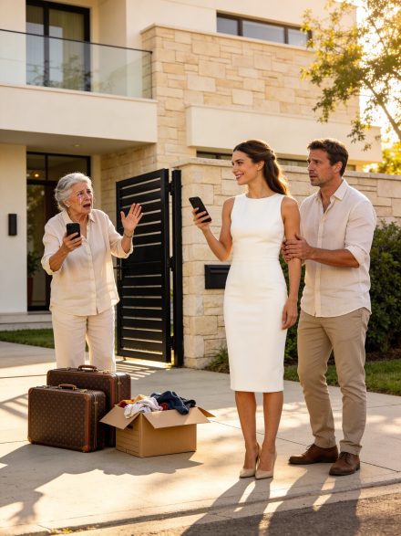 When my mother-in-law found out we were moving into a luxury house, she decided to move in with us without asking permission. She sold her house, arrived with everything, and called me in a panic: “Where’s the entrance?” I just smiled, because everything had gone exactly as planned.