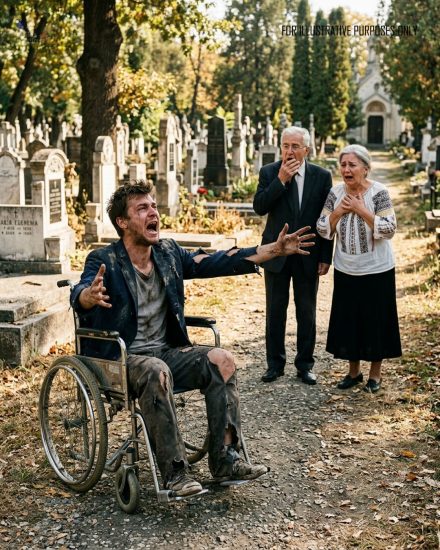 “Mom, Dad… I’m Still Alive!” — The Beggar Cried Out In Front Of The Grave… And What Happened Next, No One Could Have Foreseen.