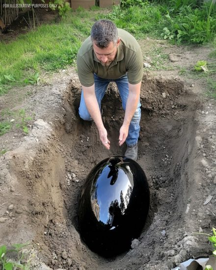 I Returned Early to Surprise My Husband Only to Find Him Burying a Large Black Egg in Our Garden – Its Mystery Brought Us Closer